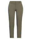 Pt Torino Woman Pants Military Green Size 4 Polyester, Elastane In Green