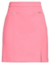 Liu •jo Woman Mini Skirt Coral Size 6 Viscose, Polyamide, Elastane In Red