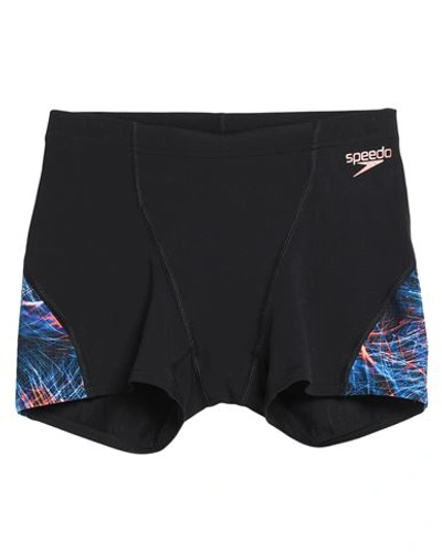 Speedo Man Swim Trunks Black Size 30 Polyester, Pbt - Polybutylene Terephthalate