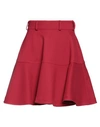 Alice Miller Woman Mini Skirt Red Size 2 Viscose, Polyamide, Elastane