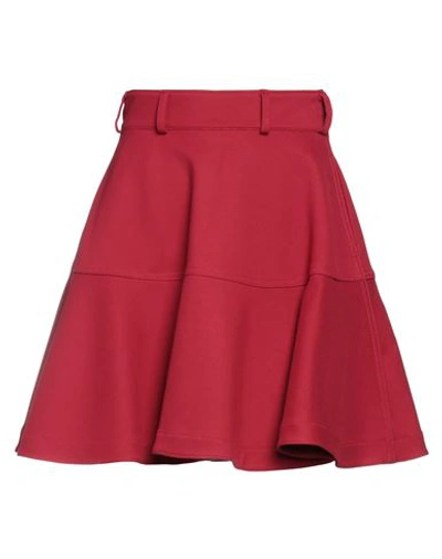 Alice Miller Woman Mini Skirt Red Size 2 Viscose, Polyamide, Elastane