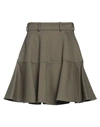 Alice Miller Woman Mini Skirt Military Green Size 4 Viscose, Polyamide, Elastane