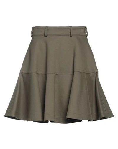 Alice Miller Woman Mini Skirt Military Green Size 2 Viscose, Polyamide, Elastane