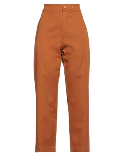 Jucca Woman Pants Tan Size 2 Cotton In Brown