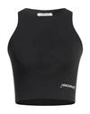 Hinnominate Woman Top Black Size Xs Cotton, Elastane
