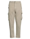 Why Not Brand Man Pants Khaki Size 36 Cotton, Elastane In Beige