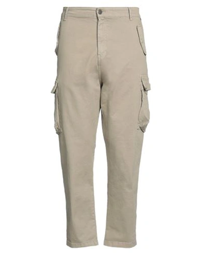 Why Not Brand Man Pants Khaki Size 36 Cotton, Elastane In Beige