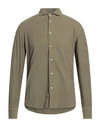 Deperlu Man Shirt Sage Green Size Xxl Cotton