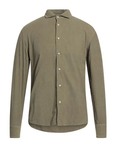 Deperlu Man Shirt Sage Green Size Xxl Cotton