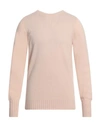 Drumohr Man Sweater Light Pink Size 44 Lambswool