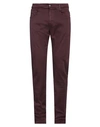 Replay Man Denim Pants Deep Purple Size 38w-36l Cotton, Polyester, Elastane In Purple