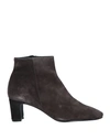 Daniele Ancarani Woman Ankle Boots Steel Grey Size 10 Soft Leather