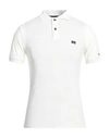 Yes Zee By Essenza Man Polo Shirt Cream Size S Cotton In Off White