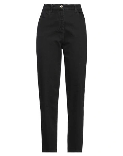 Patrizia Pepe Woman Jeans Black Size 29 Cotton, Elastane