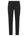 Siste's Woman Pants Black Size L Polyester, Elastane