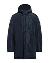 Daniele Alessandrini Man Jacket Navy Blue Size 42 Polyester In Navy Blue