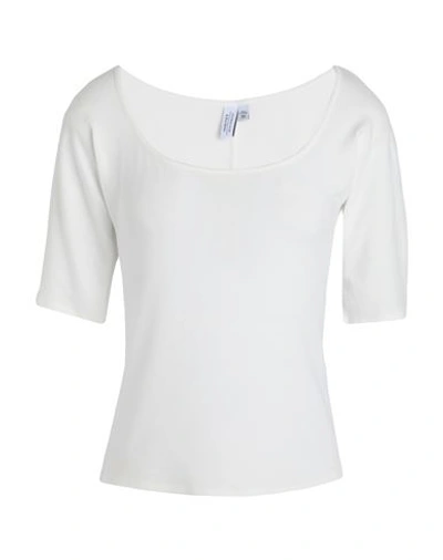 Other Stories &  Woman T-shirt White Size L Lyocell, Elastane