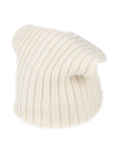 Aragona Woman Hat Ivory Size Onesize Cashmere In White