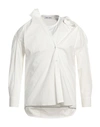 Act N°1 Woman Shirt White Size 6 Cotton