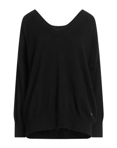 Liviana Conti Woman Sweater Black Size 4 Cashmere, Polyamide