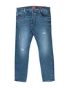 Guess Man Denim Pants Blue Size 36 Cotton, Elastomultiester, Elastane In Blue