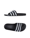 ADIDAS ORIGINALS ADIDAS ORIGINALS ADILETTE [-] WOMAN SANDALS BLACK SIZE 5.5 RUBBER