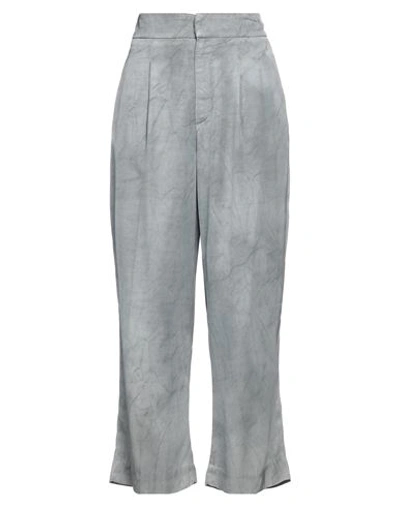 Dondup Woman Pants Slate Blue Size 29 Viscose