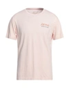 Bl'ker Man T-shirt Light Pink Size L Cotton