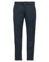 Department Five Department 5 Man Pants Navy Size 34 Cotton, Modacrylic, Elastane In Navy Blue