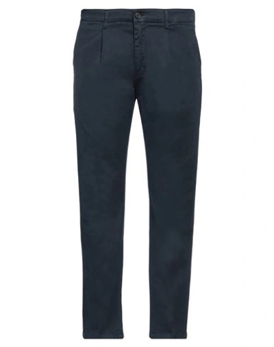Department Five Department 5 Man Pants Navy Size 34 Cotton, Modacrylic, Elastane In Navy Blue