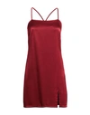 Vicolo Short Dresses In Red