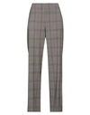 Avenue Montaigne Woman Pants Dark Brown Size 6 Polyester, Wool, Lycra In Brown