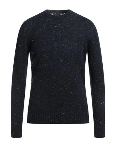Drumohr Man Sweater Midnight Blue Size 46 Virgin Wool, Cashmere, Polyamide