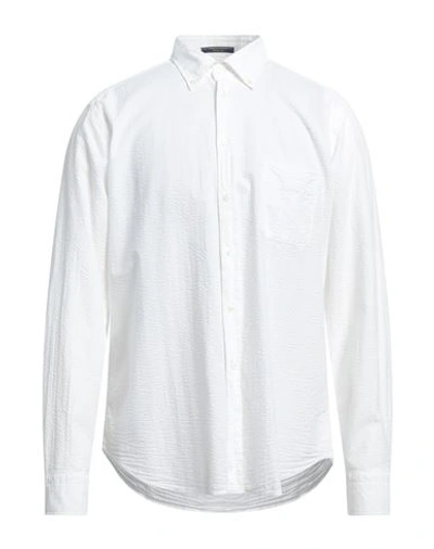 B.d.baggies B. D.baggies Man Shirt White Size 3xl Cotton