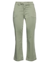 Noir'n'bleu Woman Pants Sage Green Size 28 Cotton, Elastane