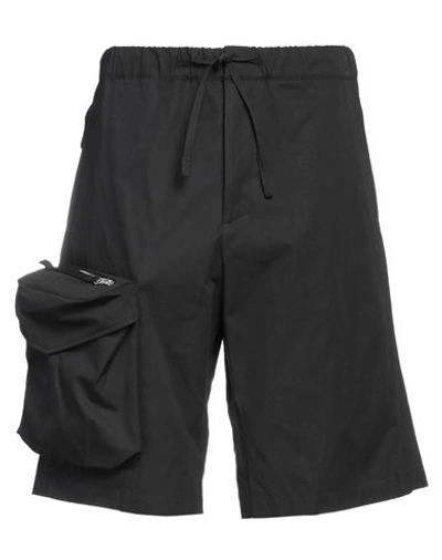 Oamc Man Shorts & Bermuda Shorts Black Size Xl Cotton