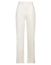 Imperial Woman Pants Ivory Size S Polyester, Viscose, Elastane In White