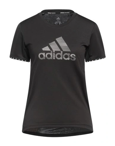 Adidas Originals Adidas Woman T-shirt Black Size 0 Recycled Polyester