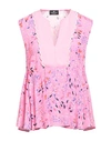 Elisabetta Franchi Woman Top Pink Size 6 Viscose In Pink