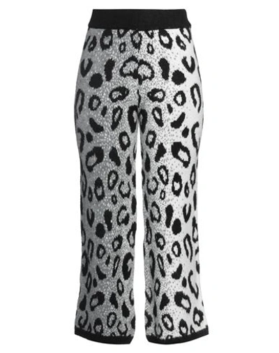 Dimora Woman Pants Grey Size 6 Acrylic, Polyamide, Polyester, Viscose, Wool