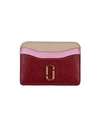 Marc Jacobs Woman Document Holder Burgundy Size - Soft Leather In Red