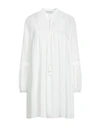 Kaos Woman Short Dress White Size 8 Polyester