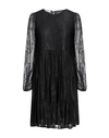 Caractere Caractère Woman Mini Dress Black Size 6 Polyamide, Elastane