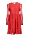 Caractere Caractère Woman Mini Dress Red Size 4 Polyamide, Elastane In Red
