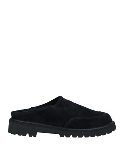 Diemme Man Mules & Clogs Black Size 11 Leather In Black