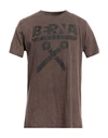 Berna Man T-shirt Brown Size Xl Cotton