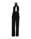 Vanessa Scott Woman Jumpsuit Black Size M/l Nylon, Metallic Fiber, Elastane In Black