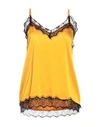 Fracomina Woman Top Ocher Size S Polyester In Yellow