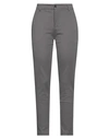 European Culture Woman Pants Grey Size 29 Viscose, Nylon, Polyester, Cotton, Elastane