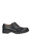 Bruglia Woman Lace-up Shoes Black Size 11 Calfskin In Black